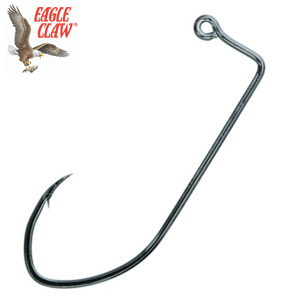 EAGLE CLAW Freshwater PRO-V Bend Non Offset Jig Hooks 500BP 100pcs