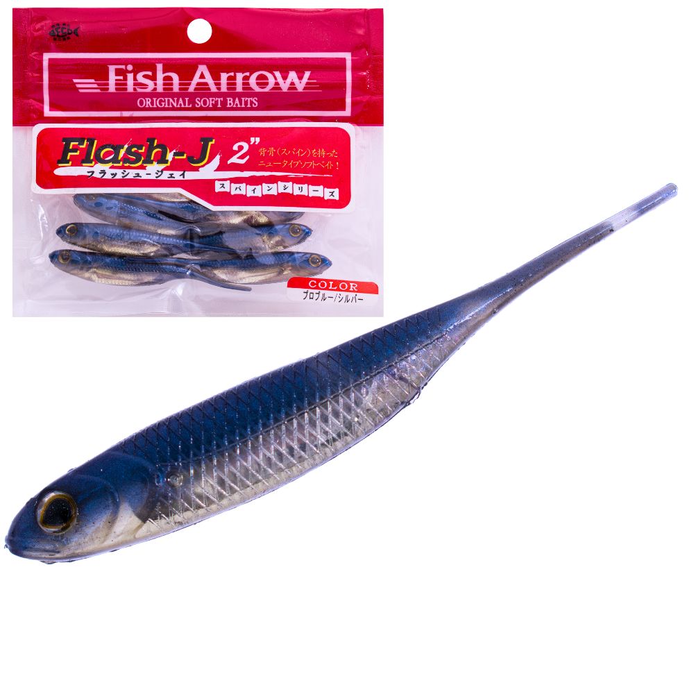 FISH ARROW FINESSE SOFT BAIT LURE FLASH-J 2”
