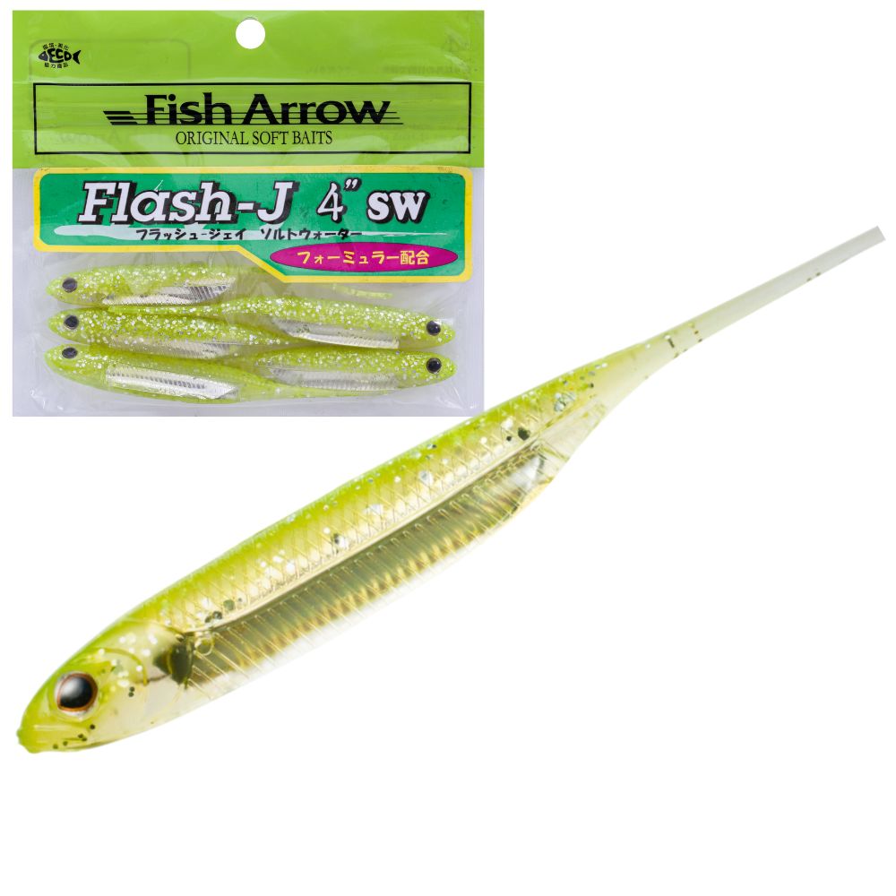 FISH ARROW Soft Bait Lure Saltwater Serie FLASH-J 4” SW