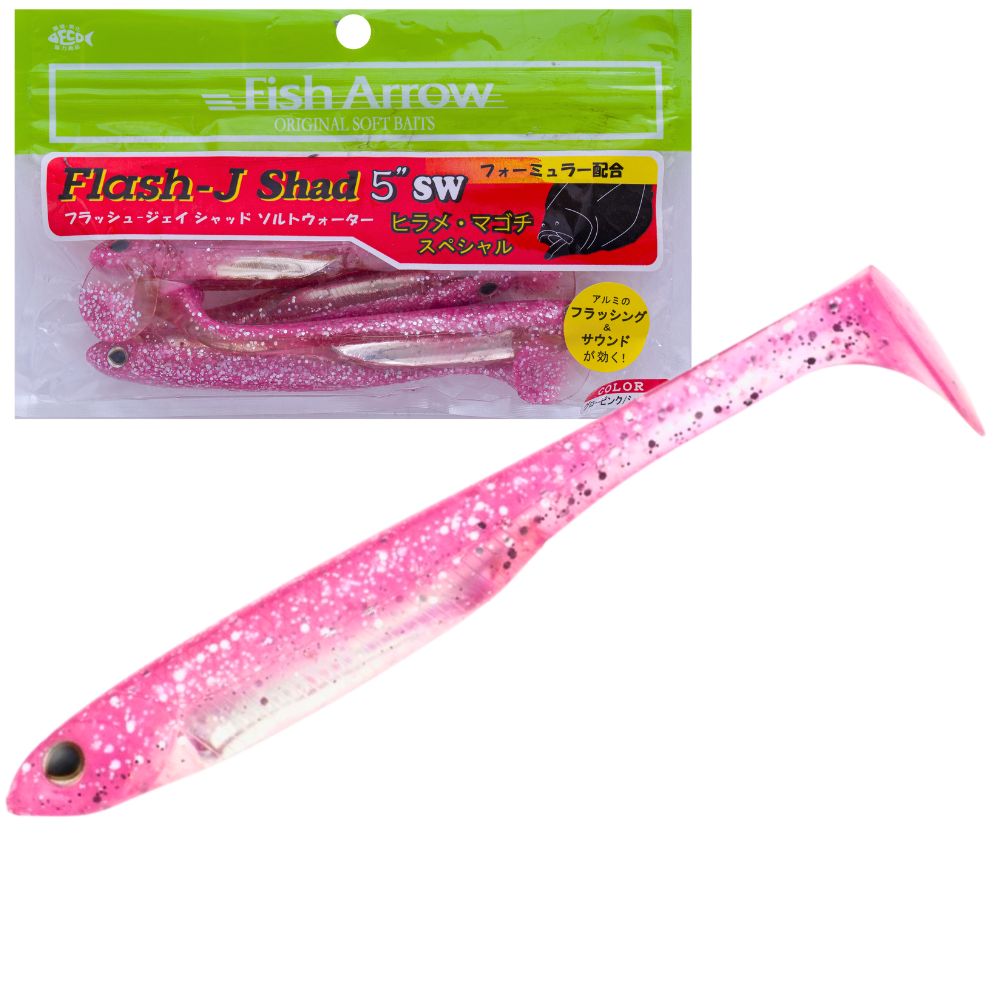 FISH ARROW Soft Bait Lure Flash-J SHAD 5” SW