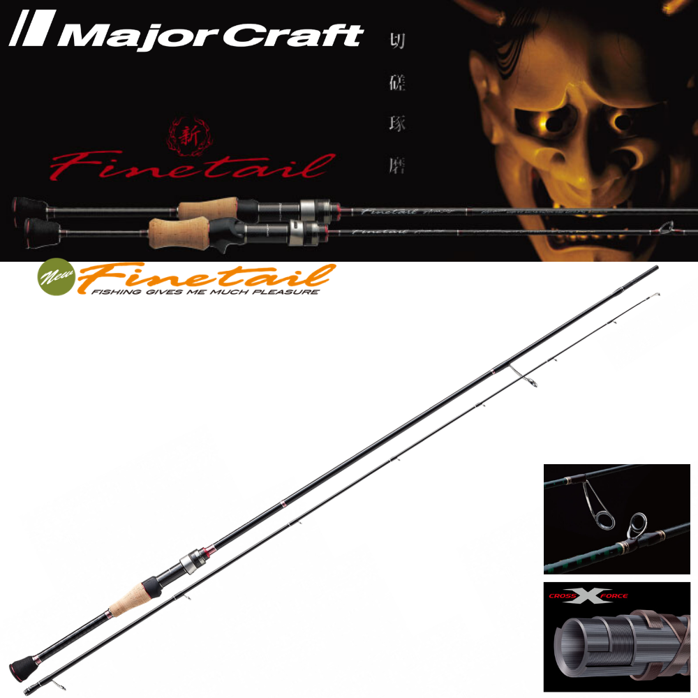 MAJOR CRAFT Trout Fishing Spinning Rod New FINE TAIL Area