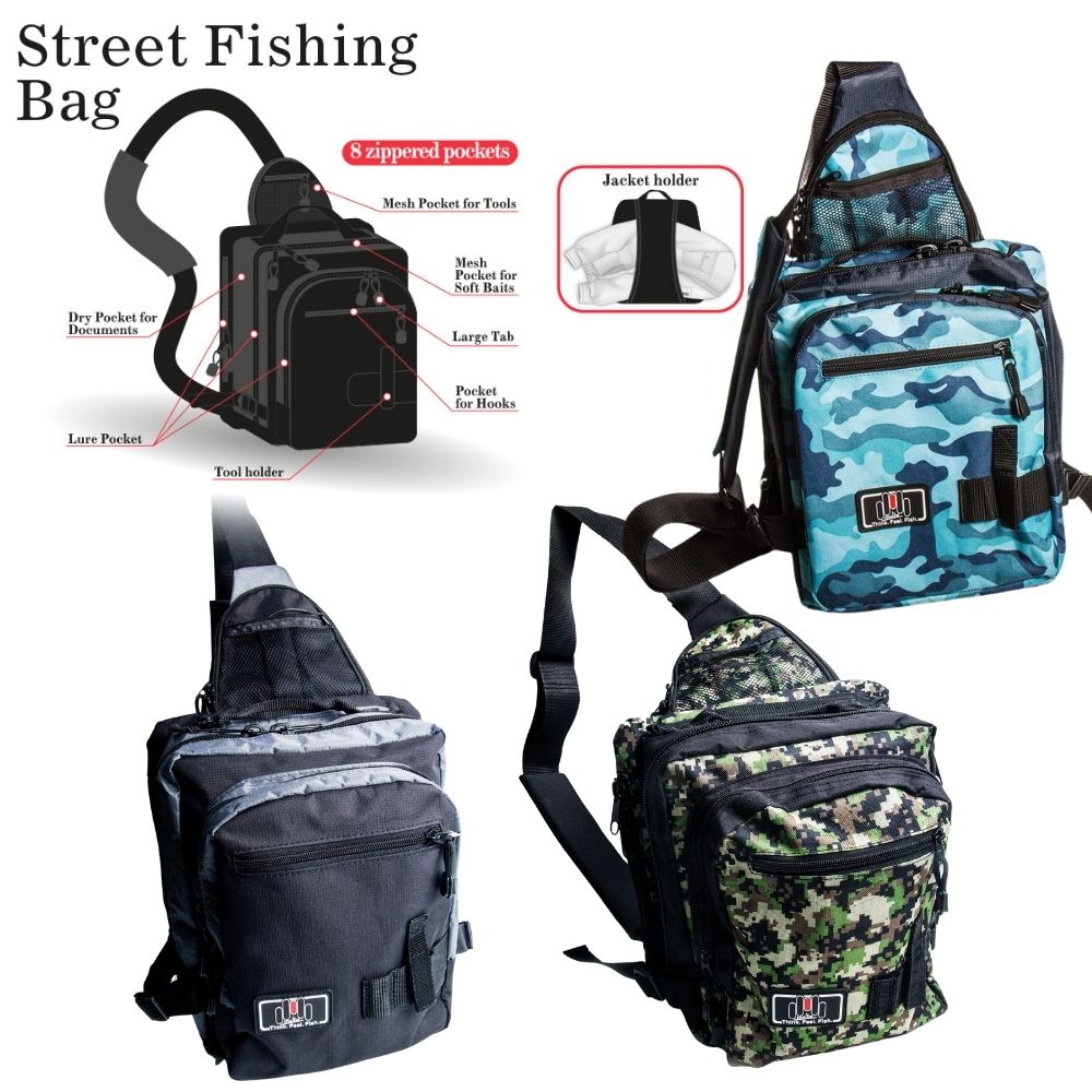 MOLIX Water Resistant Chest Pack Street Fishing BAG