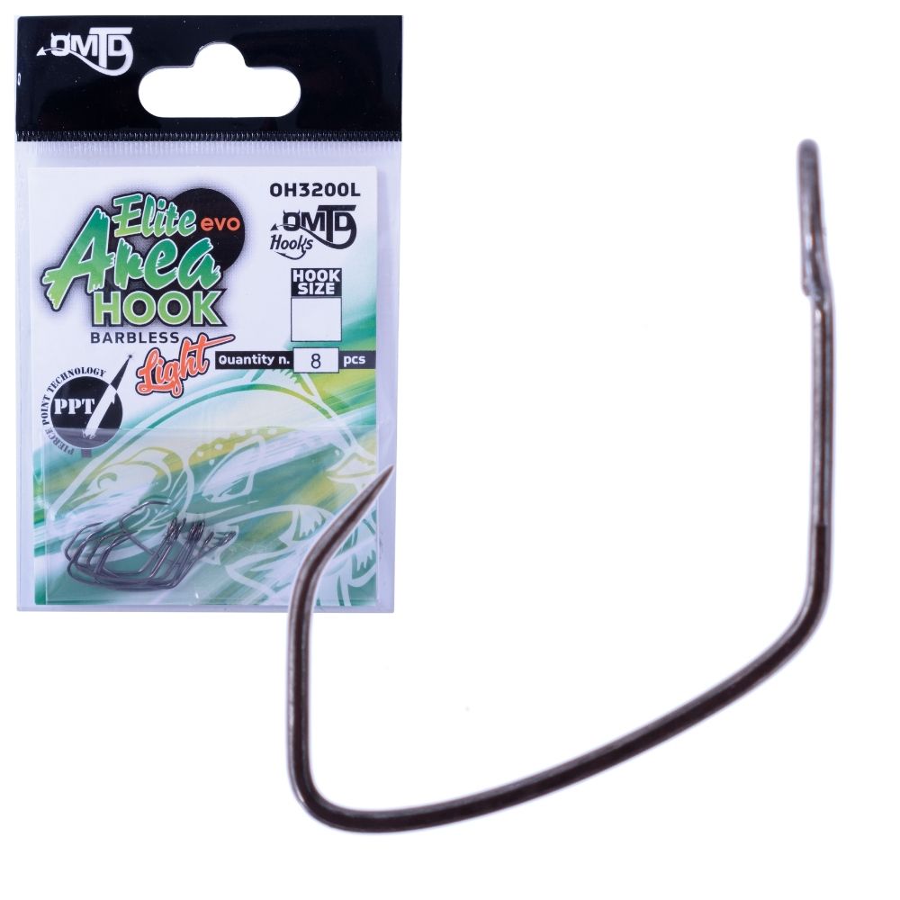OMTD Trout Fishing Barbless Light EVO Area Lure Hook OH3200L