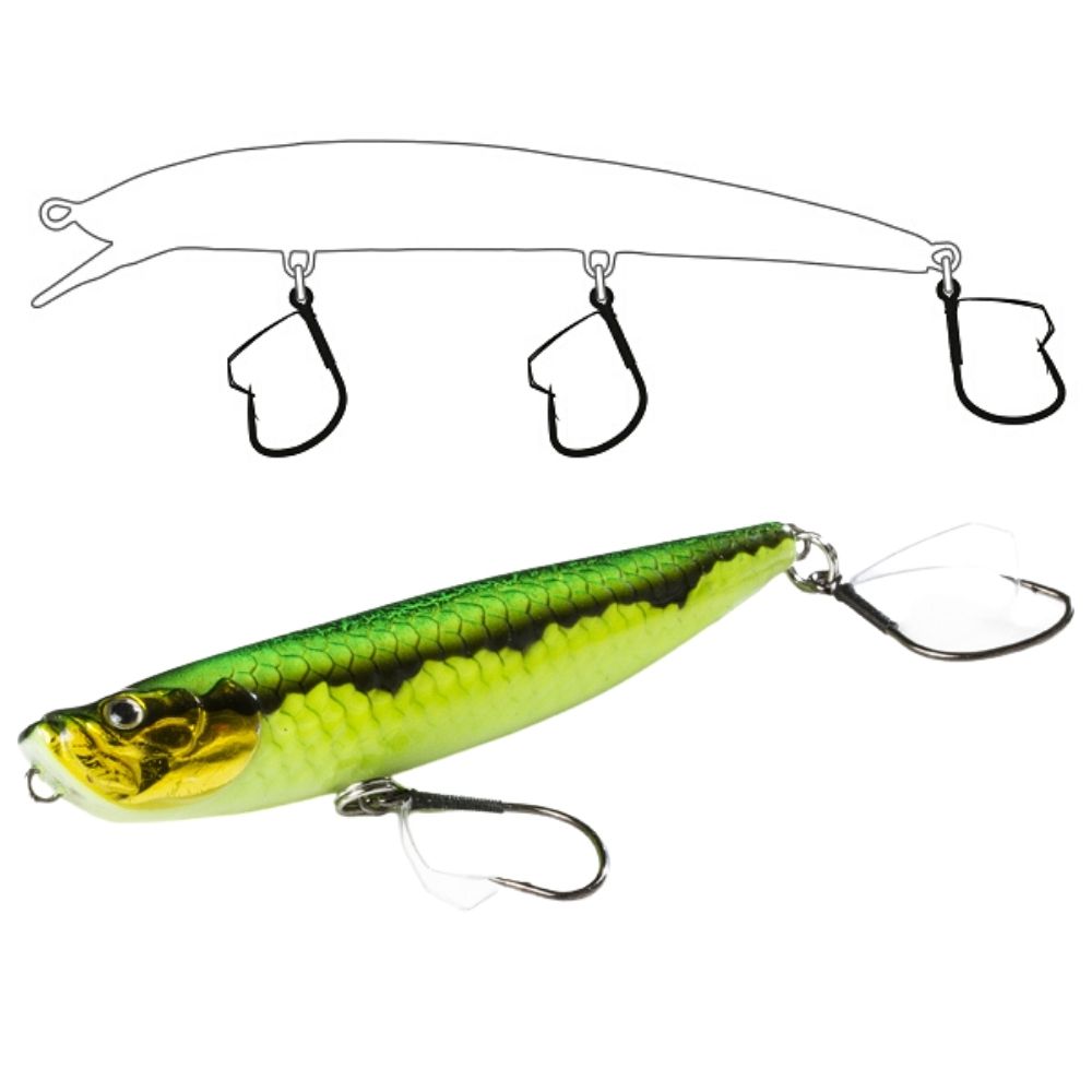 OMTD Weedless Special Cover Lure Single Assist Hook OH3600