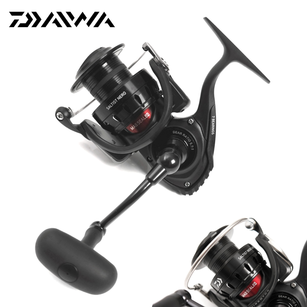 Details about   daiwa saltist nero 1500 spinning reel magsealed 6 1 bearings 5.6:1 NEW 