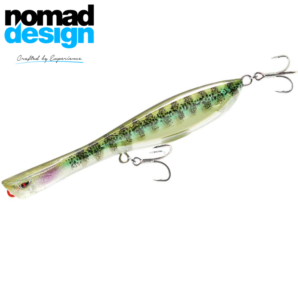 NOMAD DESIGN Topwater Pencil Popper Lure DARTWING 70 Ghost Green
