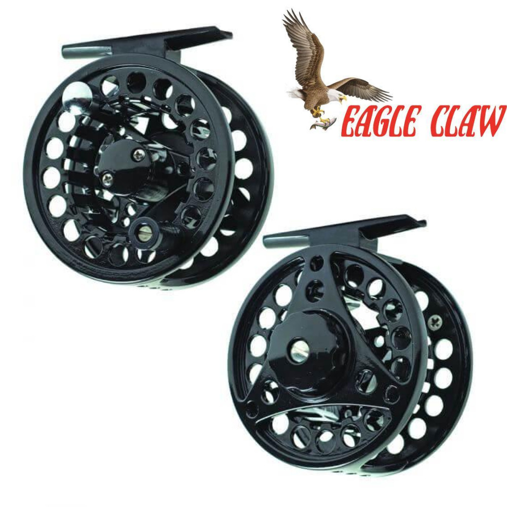 EAGLE CLAW Black Eagle Fly Reel  24/7-FISHING Freshwater fishing store