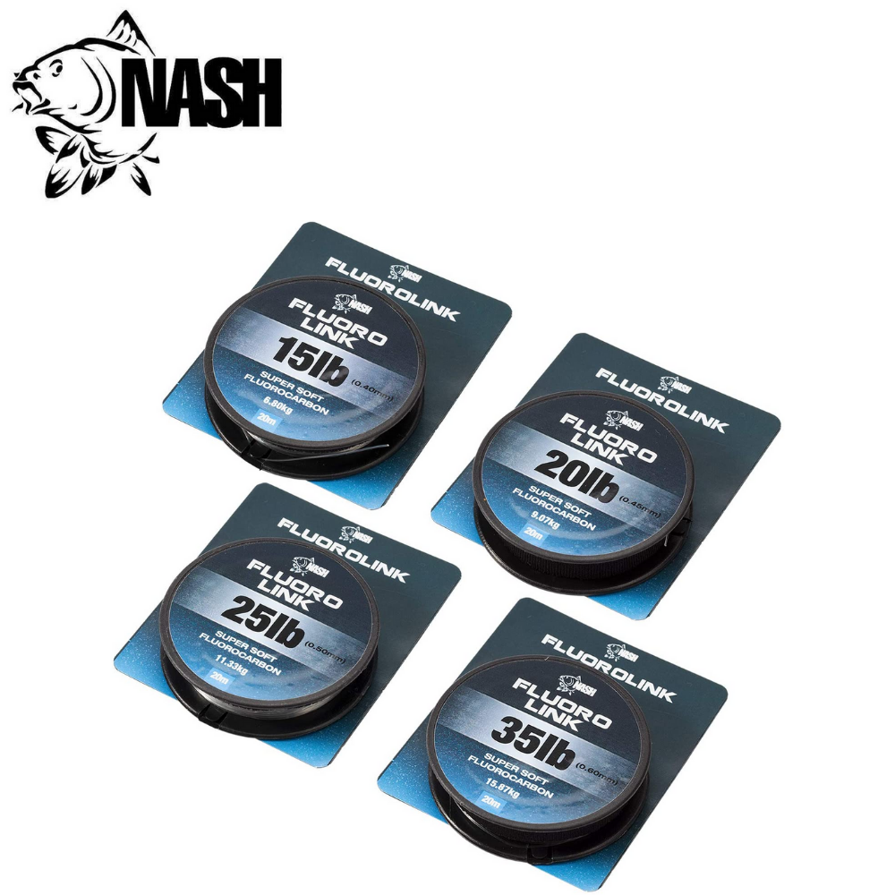 NASH Carp Fishing Super Soft Fluorocarbon FLUOROLINK