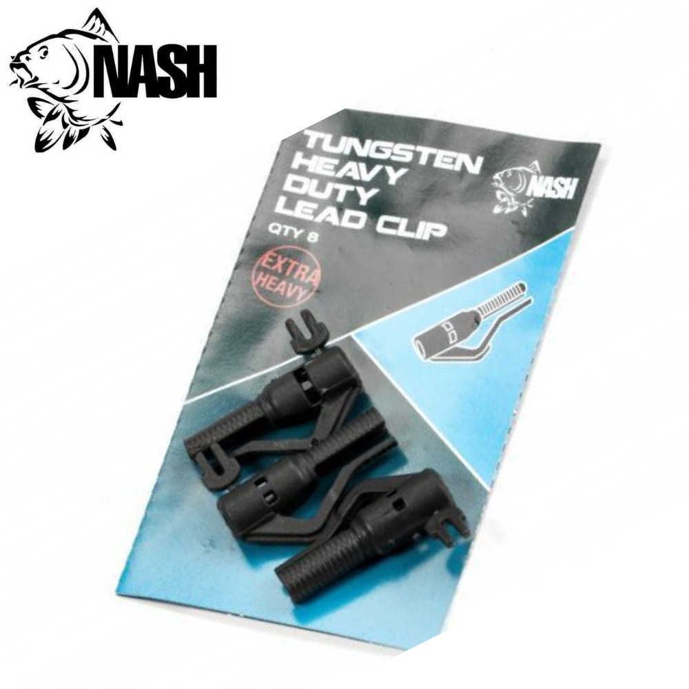 Nash heavy duty lead clip Tail rubbers carpfishing accesorios