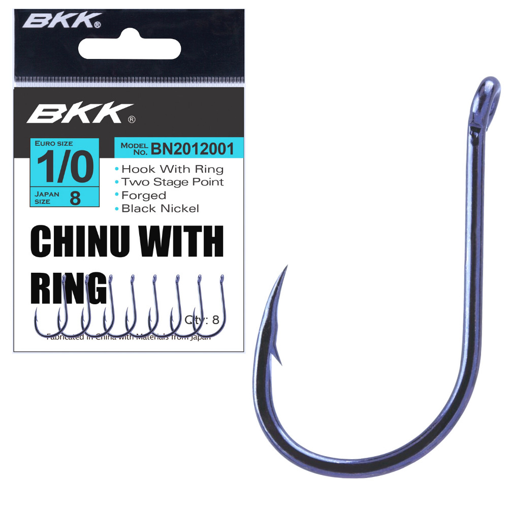 BKK Fishing All Purpose Bait Offset Hook CHINU-R DIAMOND