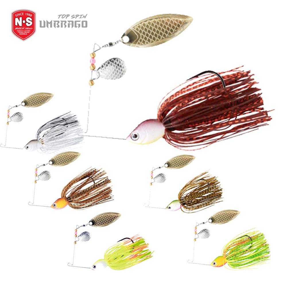 NS BLACK HOLE Bass And Pike Fishing Spinnerbait Lure UMBRAGO TOP