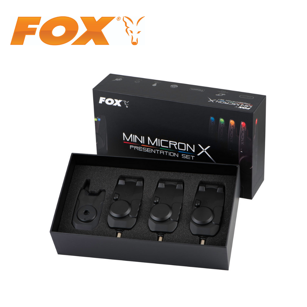 FOX Bite Alarm Mini Micron X 3 Rod Set 24/7-FISHING Freshwater fishing store