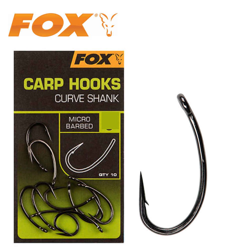 FOX Carp Hooks Curve Shank  24/7-FISHING Freshwater fishing store