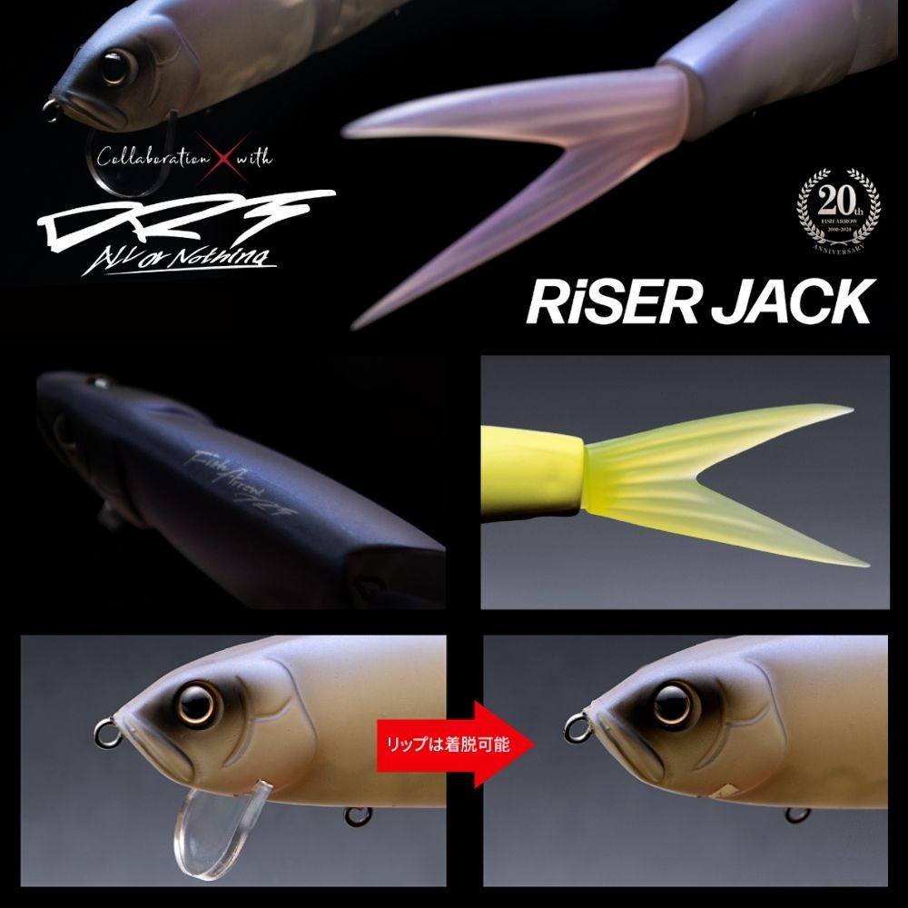 FISH ARROW + DRT Bass Fishing Swimbait Lure RISER JACK 9in/2.5oz