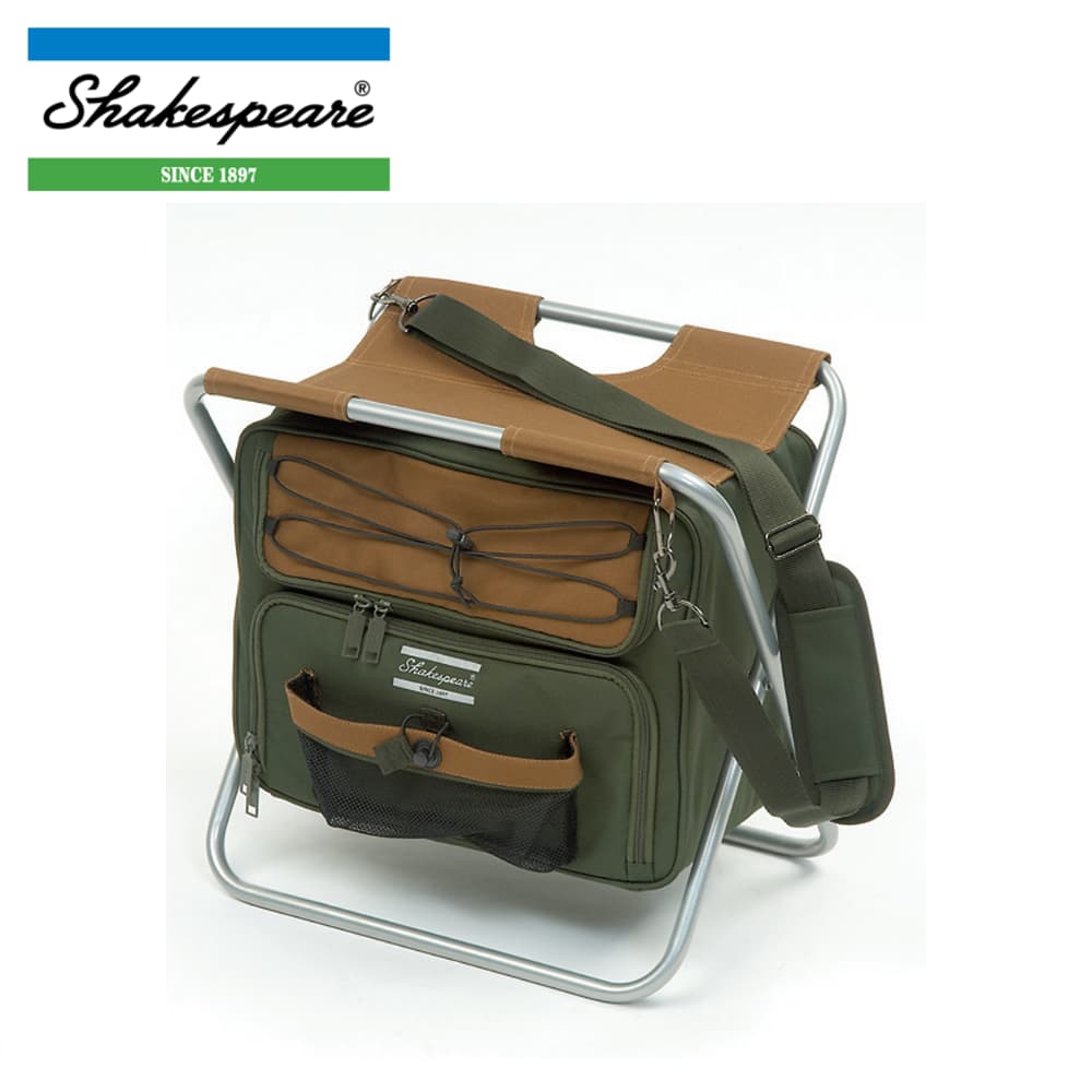 SHAKESPEARE Stool With Cooler Bag  24/7-FISHING Freshwater fishing store