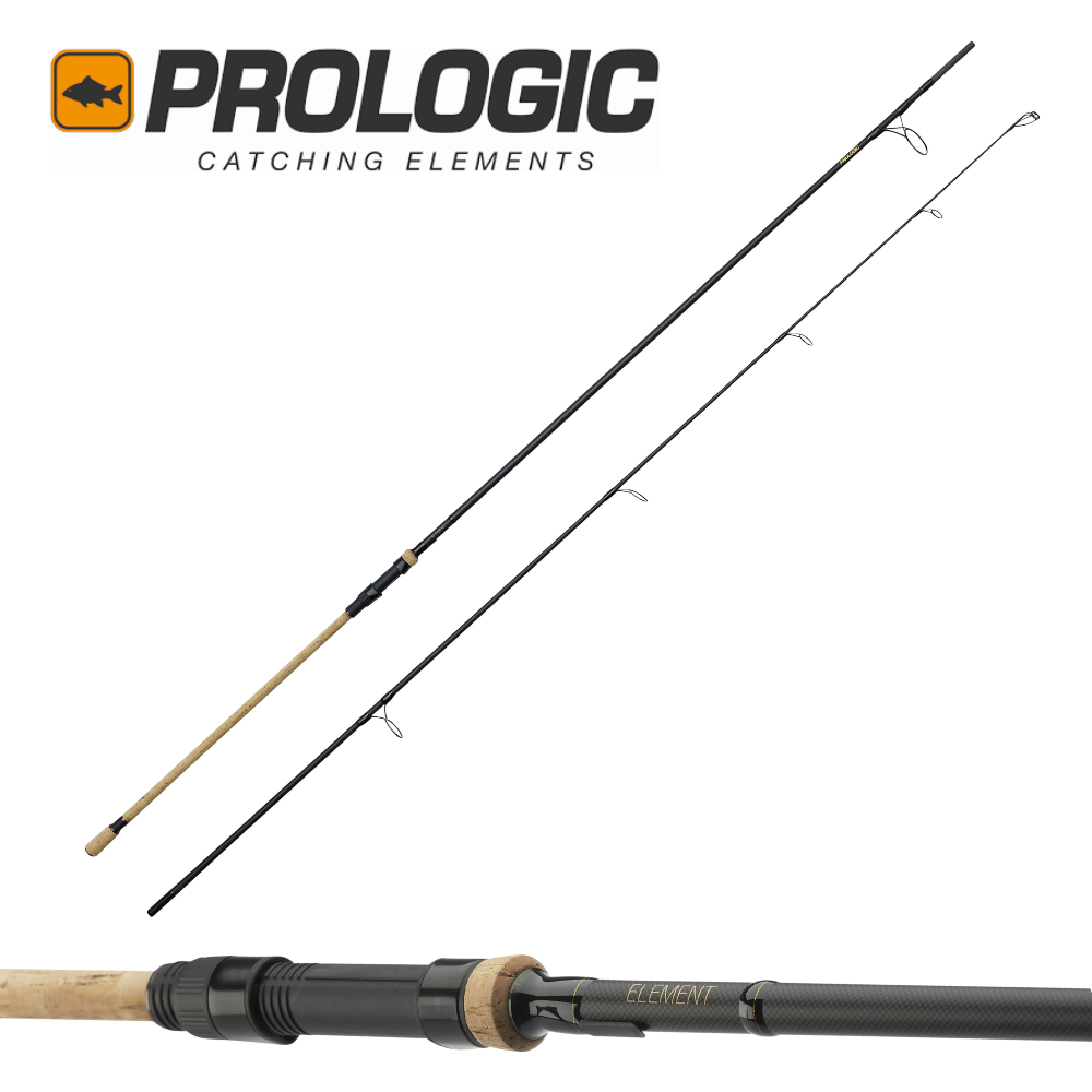 PROLOGIC C2 Element Carp Fishing Rod 12ft 360cm 3.50lbs - 2Sec Slim Cork