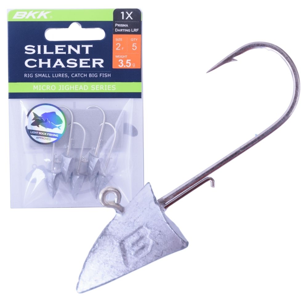 BKK Ultra Light Fishing Micro Jighead SILENT CHASER Prisma Darting