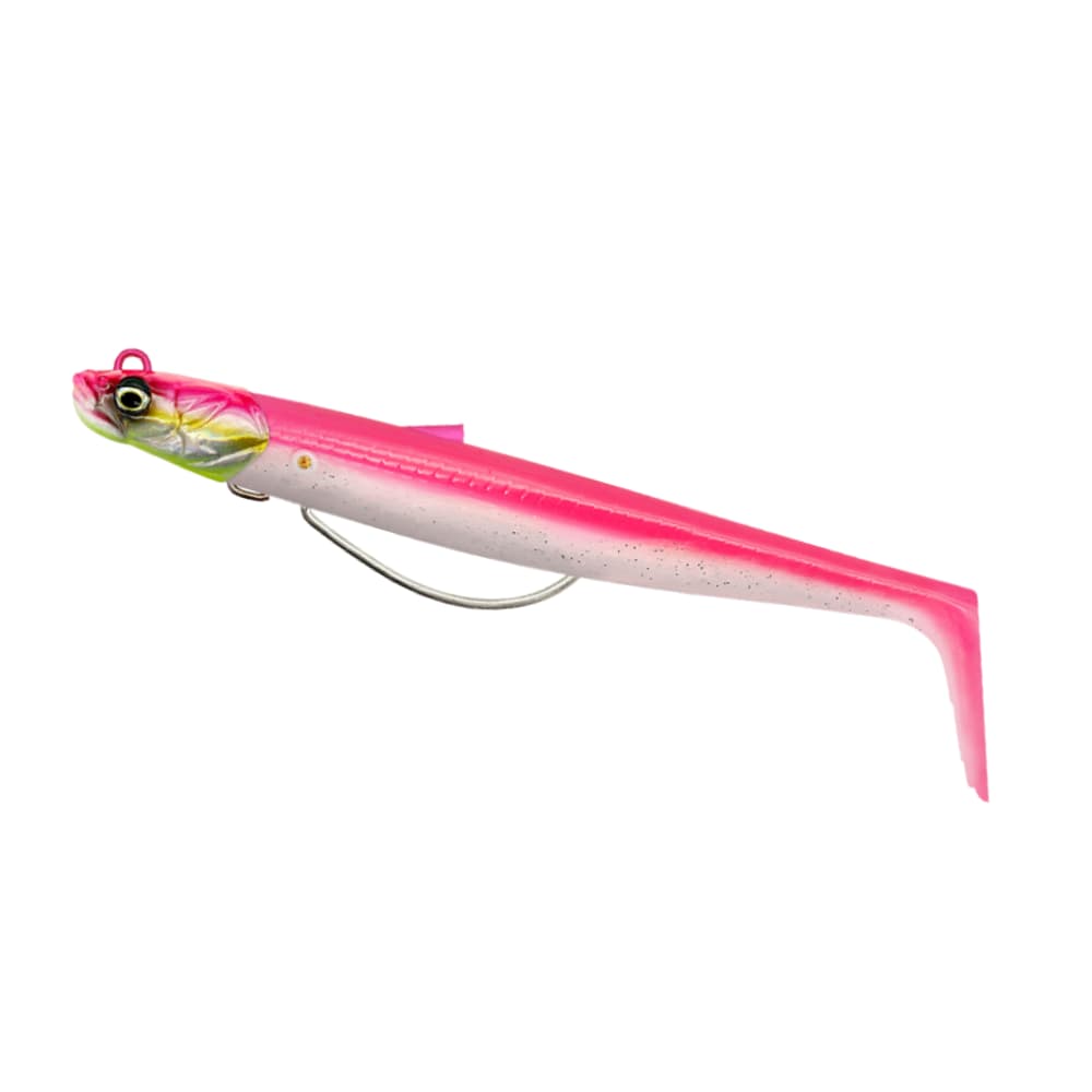 https://www.24-7-fishing.com/wp-content/uploads/2021/09/SAVAGE-GEAR-Realistic-Soft-Bait-Lure-SANDEEL-V2-Weedless-Pink-Pearl-Silver.jpg