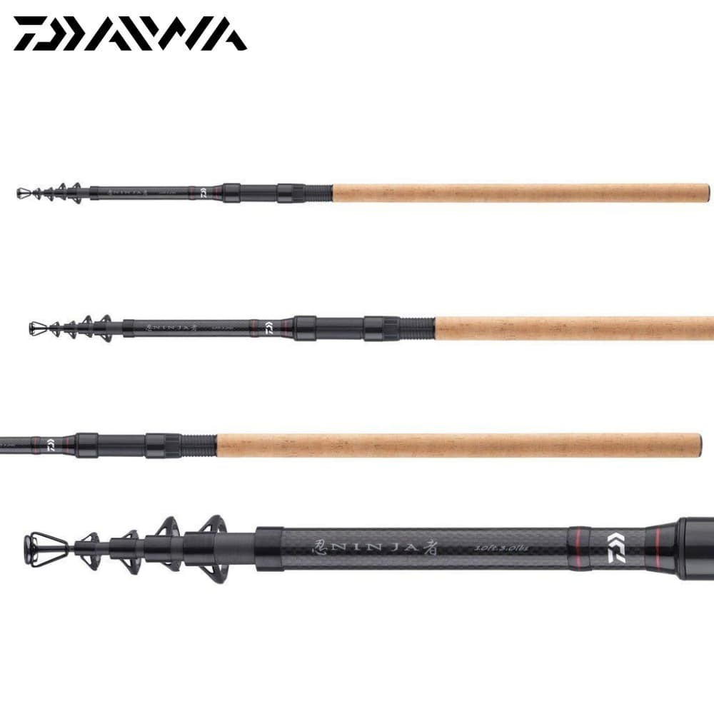 DAIWA Carp Fishing Rod NINJA X TELE CARP - 10ft/3lb