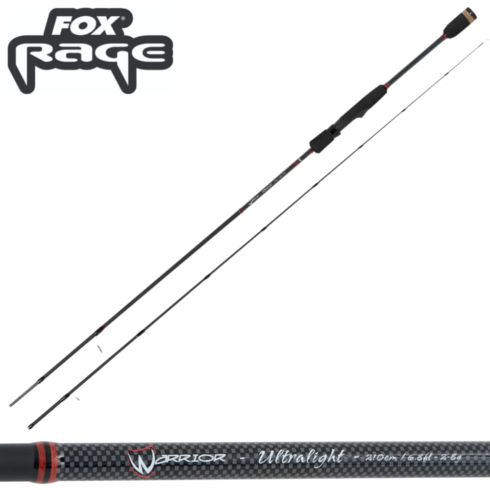 FOX Rage Spinning Fishing Rod WARRIOR Ultra Light 210cm/2-8g
