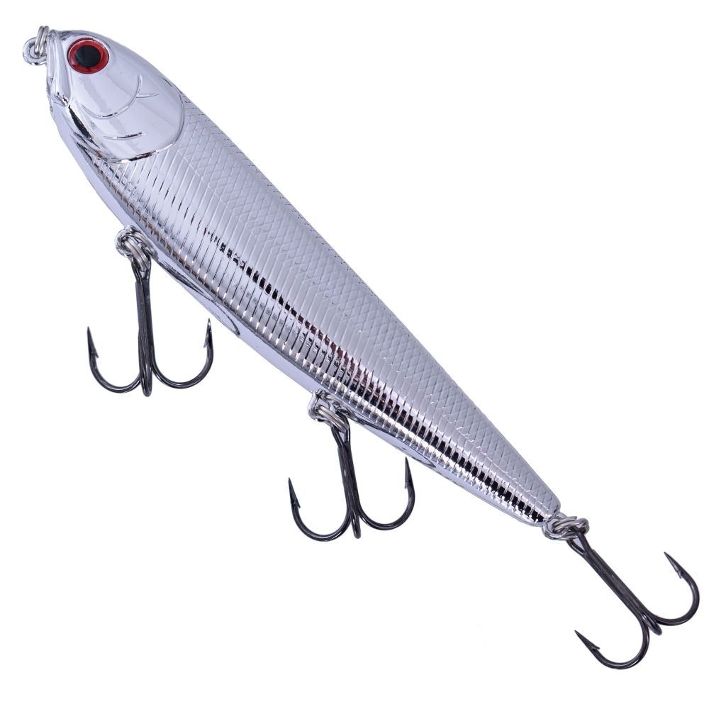 LUCKY CRAFT Topwater Floating Walk The Dog Lure SAMMY 105 Chrome