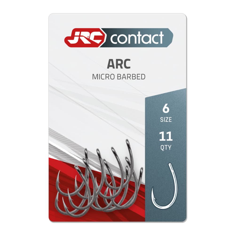 JRC Carp Fishing Hooks CONTACT ARC Micro Barbed - 6