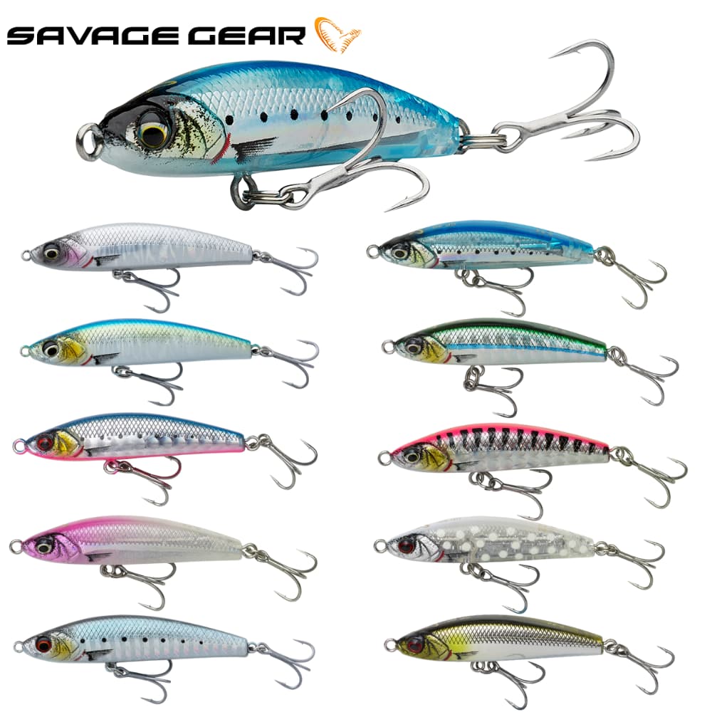 SAVAGE GEAR UL Fishing Rattle Lipless Lure Gravity Pencil 60