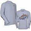 BKK Fishing Performance Long Sleeve Shirt BARRAMUNDI Grey