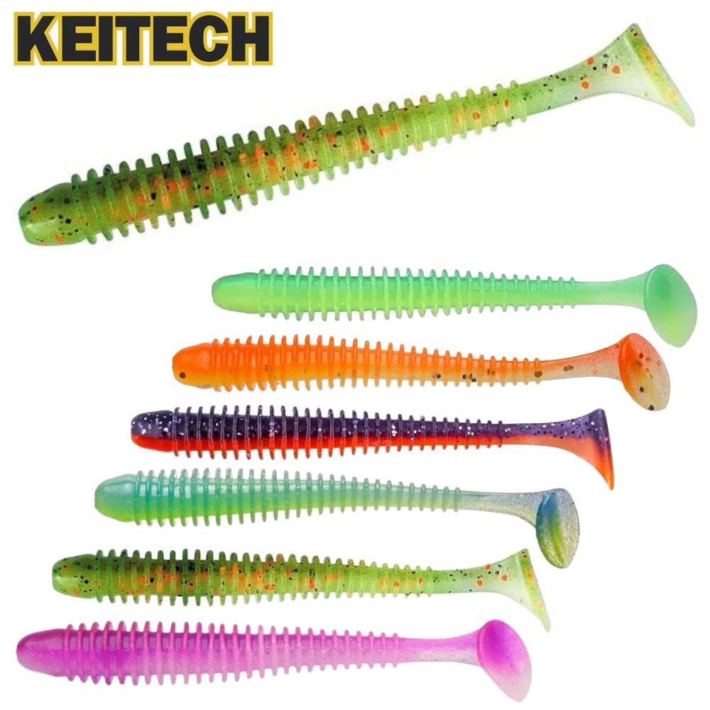 KEITECH Scented Soft Swimbait Lure SWING IMPACT 3in/10pcs