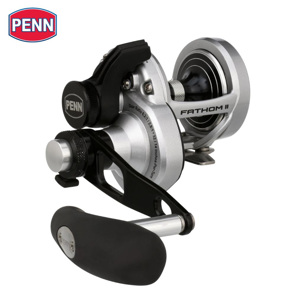 PENN Conventional 2-Speed Right-Handed Reel FATHOM II LEVER DRAG 15LD2