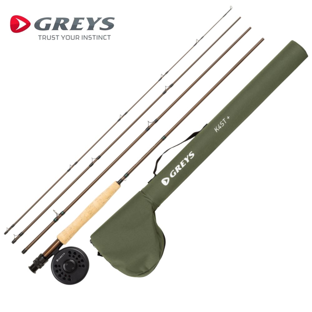 GREYS Trout Fly Fishing Rod-Reel Combo Kit K4ST 7' #3