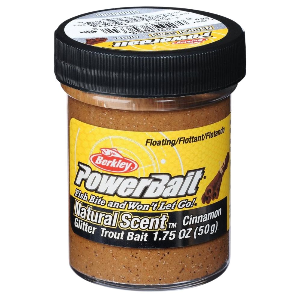 BERKLEY PowerBait Trout Bait Spices DOUGH 1.75oz/50g Cinnamon