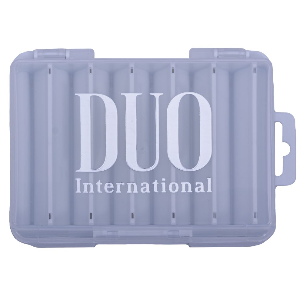 DUO Fishing Lure Box REVERSIBLE LURE CASE D86 White/Transparent/Silver Logo