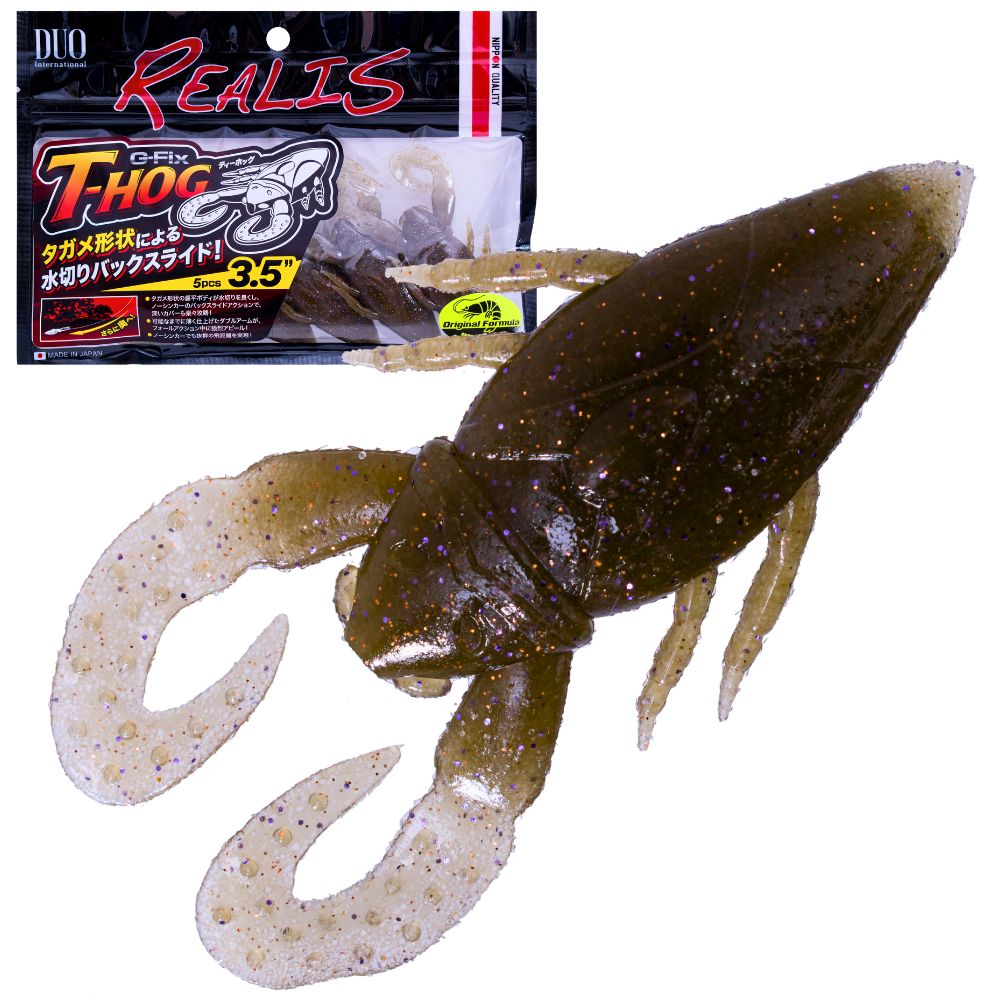 DUO Realis Bass Fishing Scented Soft Bait Lure G-FIX T-HOG 3.5in